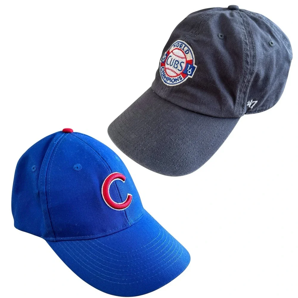Chicago Cubs MLB Memorabilia Lot Hats Shirts Pins Cards Coin Baseball Collectibl